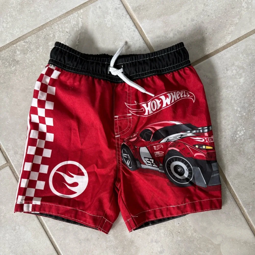 Cat & Jack Joe Boxer Hotwheels Toddler Swim Trunk Bundle